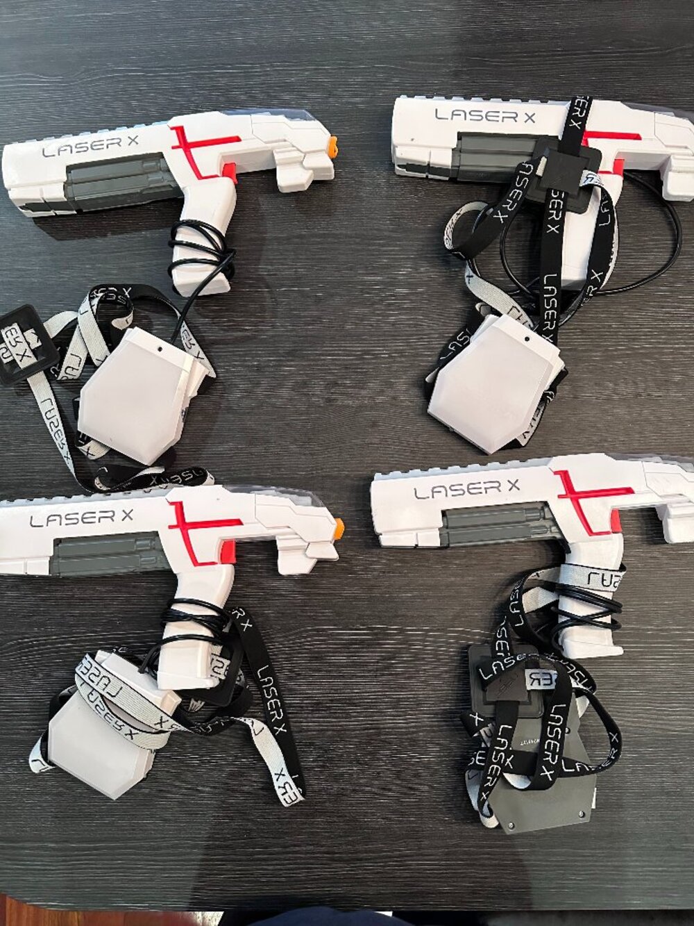 Laser X Interactive Laser Tag Blasters Set of 4 with Sensors Multiplayer Game